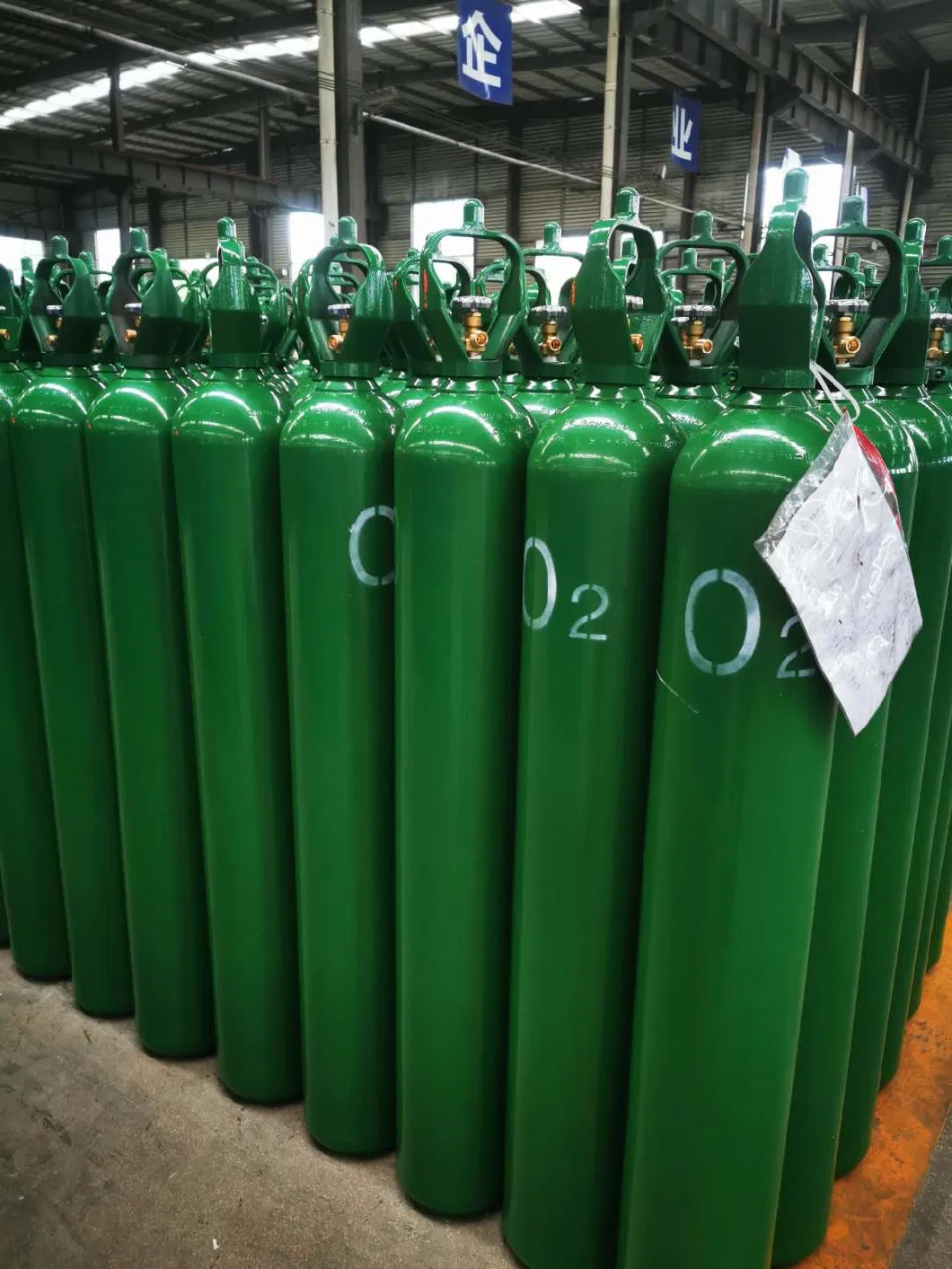 50L200bar ISO9809 Tped High Pressure Vessel Seamless Steel Oxygen Gas Cylinder Withcga540 Valve and Tulip Cap